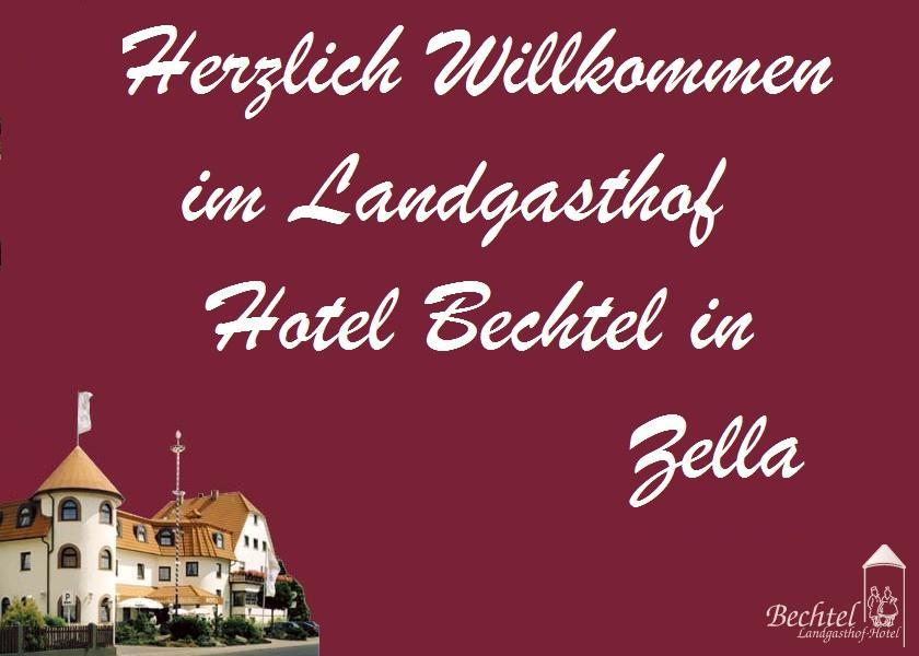 Landgasthof Hotel Bechtel Zella Exterior photo